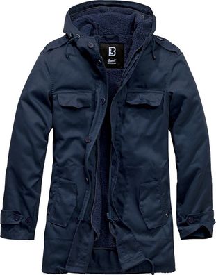 Brandit Winterjacke Bundeswehr Parka Forest mit Futter Navy