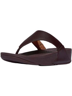 FitFlop Damen Flip Flops Lulu Leather Toepost I88