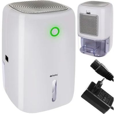 Luftentfeuchter Ruhhy 26829 mit 800 ml Tank und 330 ml pro Tag Entfeuchtung weiß