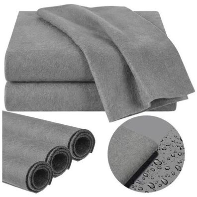 Fensterputztücher Ruhhy 3er Set Mikrofaser 40x50 cm grau streifenfrei
