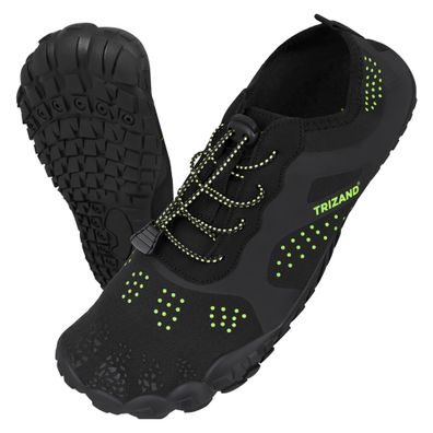 Wasserschuhe Trizand Größe 42 schwarz 5 mm Sohle rutschfest schnelltrocknend