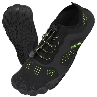 Wasserschuhe Trizand Gr. 44 schwarz, rutschfeste Sohle, schnelltrocknend