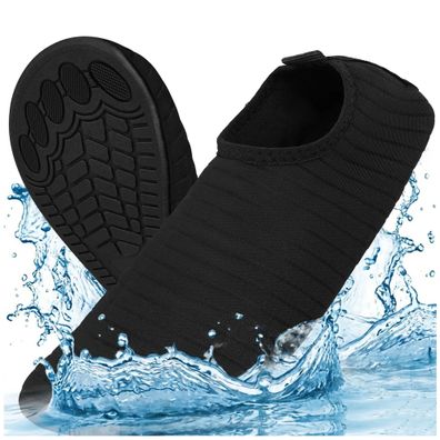Wasserschuhe Trizand Gr. 36 schwarz rutschfeste Sohle schnelltrocknend