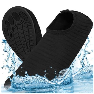 Wasserschuhe Trizand Gr. 38 schwarz rutschfeste Sohle schnelltrocknend