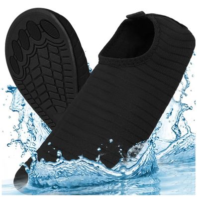 Wasserschuhe Trizand Größe 42 schwarz rutschfeste TPE-Sohle schnelltrocknend