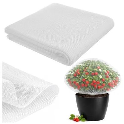 Insektenschutznetz Gardlov 3 x 6 m, 80 Mesh aus HDPE, weiss