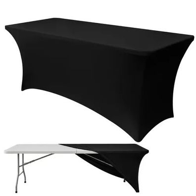 Tischhusse Ruhhy für Banketttisch 183 x 75 x 75 cm schwarz