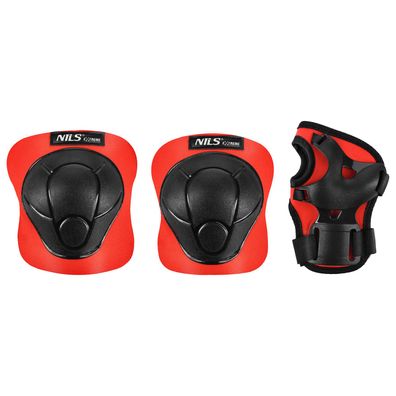 Protektoren-Set NILS Extreme H210 Größe L rot 6-teilig Knie Ellbogen Handgelenk