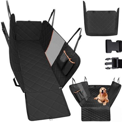 Hunde Autoschondecke Purlov MP5403 Rücksitz 209x140 cm wasserabweisend schwarz