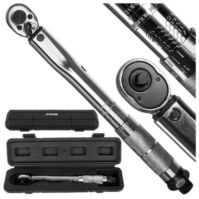 Drehmomentschlüssel XTROBB 5-25 Nm, 1/4 Zoll Antrieb, mit Ratsche und Etui