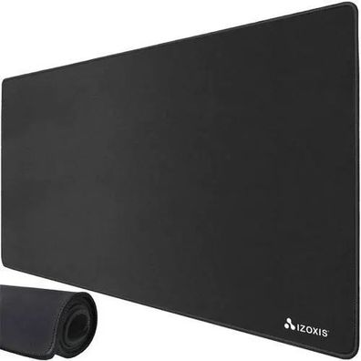 Mauspad Izoxis 21912 XXL 89x40 cm Schreibtischunterlage Tastatur Polyester schwarz