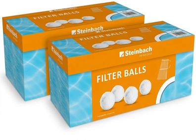Steinbach Filter Balls 2x 700g Filterbälle für Pools & Filteranlagen