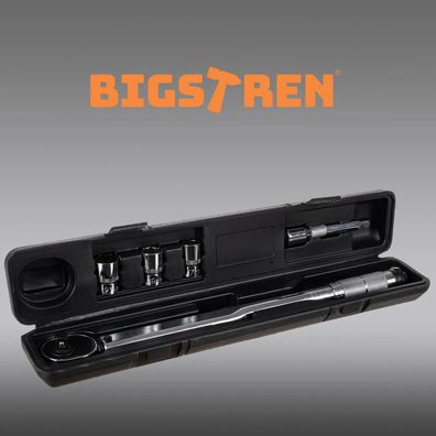 Drehmomentschlüssel Bigstren 19964 1/2 Zoll 28-210 Nm mit Nüssen und Koffer