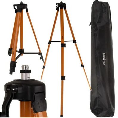 Stativ für Kreuzlinienlaser Bigstren 55-150 cm, 5/8 Zoll Gewinde, Tragetasche