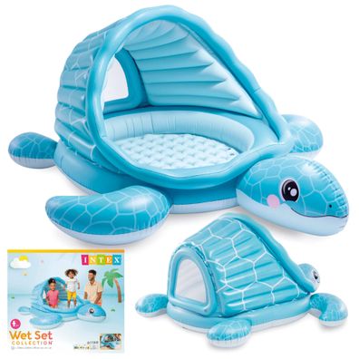 Planschbecken Intex Turtle Cove Playland 48677NP Schildkröte mit Sonnendach