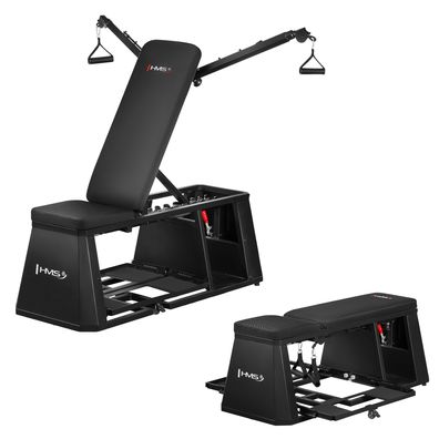 Hantelbank HMS LM4012 mit Stauraum und Butterfly-Armen verstellbar 150 kg