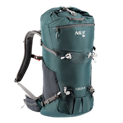 Trekkingrucksack NILS CAMP Kjolen NC1938 40 L Dunkelgrün mit Regenhülle