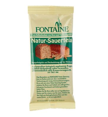 3x Fontaine Natur-Sauerteig 150g