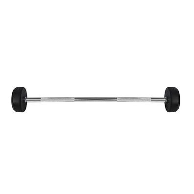 Langhantel HMS GSG-30 Festgewicht 30 kg gummiert 122 cm Chromstahl
