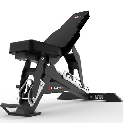 Trainingsbank HMS L3150 verstellbar, Rückenlehne 9-stufig, belastbar bis 350 kg