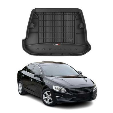 OMAC Gummi Kofferraumwanne für Volvo S60 2010-2018 TPE Laderaumwanne Schwarz