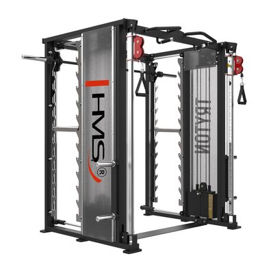 Kraftstation HMS Tryton Multipresse Smith Machine 3D 2x90 kg Klimmzugstange