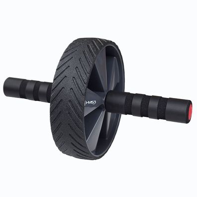 Bauchroller HMS WA04 Bauchtrainer AB Roller 175 mm Rad gummierte Griffe schwarz