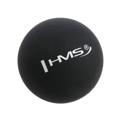 Massageball HMS BLC01 Lacrosse Silikon 65 mm schwarz fuer Triggerpunktmassage