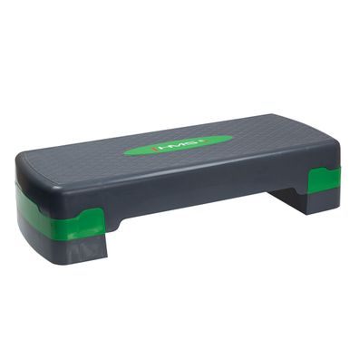Steppbrett HMS AS003 Aerobic Stepper 2-stufig höhenverstellbar 68 cm grau grün