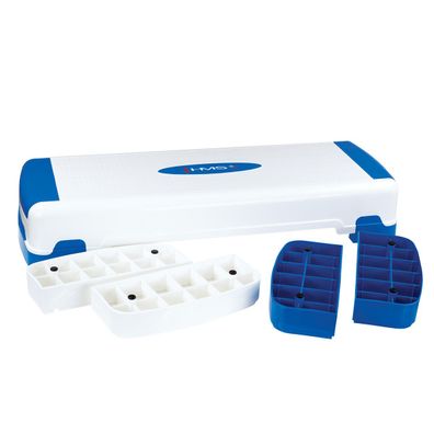 Steppbrett HMS AS005 Aerobic Stepper 3-fach höhenverstellbar 15/20/25 cm weiß