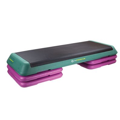 Aerobic Steppbrett HMS Premium AS006 108 x 41 cm höhenverstellbar 10/15/20 cm