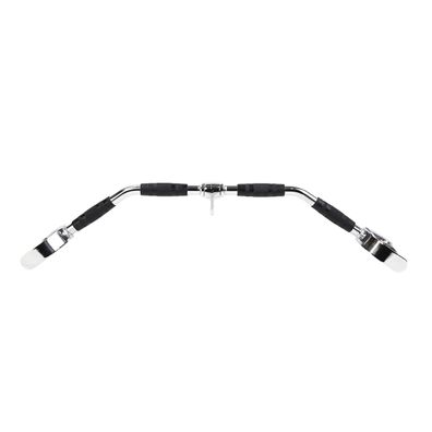 Latzugstange HMS UW15 gebogen Chromstahl 955 mm breit 6 Griffe gummiert
