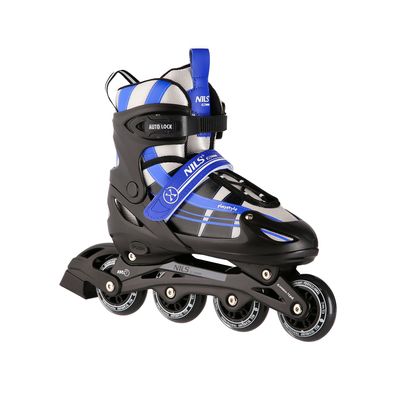 Inlineskates NILS Extreme NH18366A 2in1 mit Eiskufe Größe S 31-34 schwarz/blau