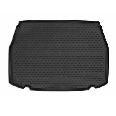 Kofferraummatte Kofferraumwanne für Toyota C-HR 2016-2024 Gummi TPE Schwarz