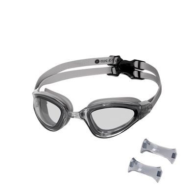 Schwimmbrille NILS AQUA NQG180AF Grau mit Anti-Fog und UV-Schutz Silikon