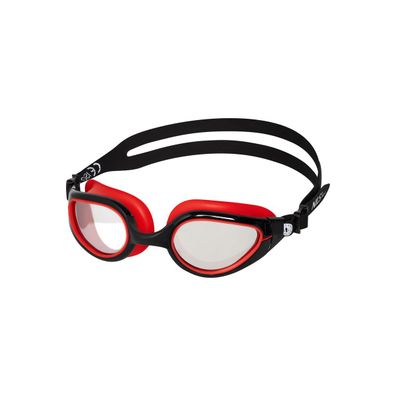 Schwimmbrille NILS AQUA NQG480MAF schwarz rot mit Antibeschlag und UV-Schutz