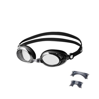 Schwimmbrille NILS AQUA NQG500AF schwarz Anti-Fog UV-Schutz Nasensteg S M L