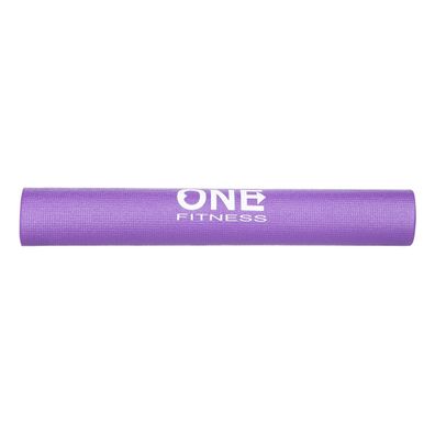 Yogamatte ONE Fitness YM01 violett 173,5 x 61 cm PVC 3 mm rutschfest