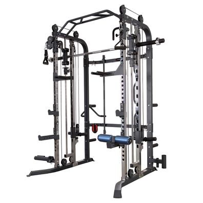Kraftstation HMS CYKLOP 1 Smith Machine mit 2 Latzugmodulen Semi Commercial