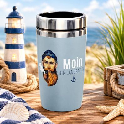Thermobecher Moin ihr Landratten