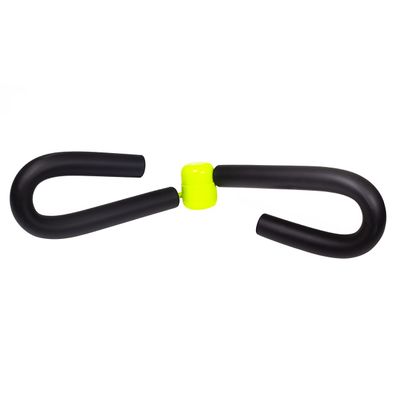 Beintrainer ONE Fitness AG01 Muskeltrainer Stahl mit Schaumstoff schwarz/gelb