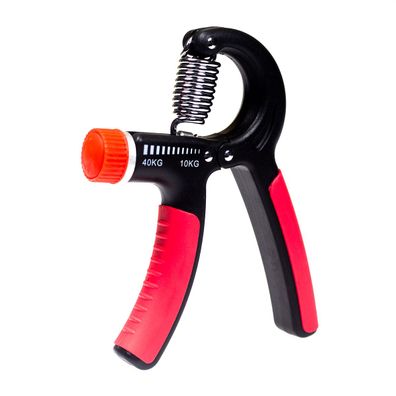 Handtrainer ONE Fitness PZ20 verstellbar 10-40 kg Unterarmtrainer schwarz rot