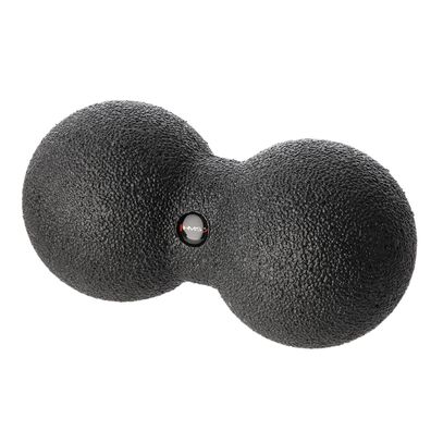 Massageball Duoball HMS BLM02 EPP 8x16 cm schwarz Triggerpunkt Faszien