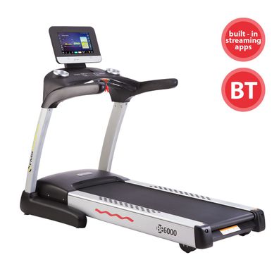 Laufband HMS Premium BE6000 elektrisch 22 km/h 15,6 Zoll Touchscreen klappbar