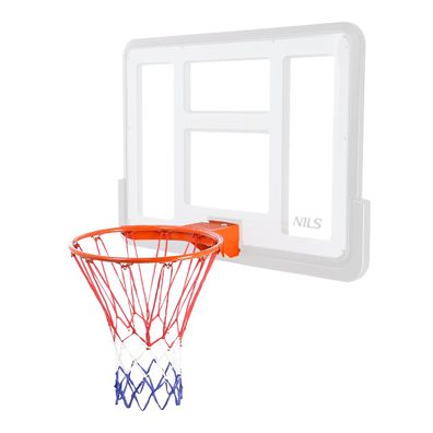 Basketball-Korbring NILS ODKR04 45 cm Stahl gefedert mit Netz