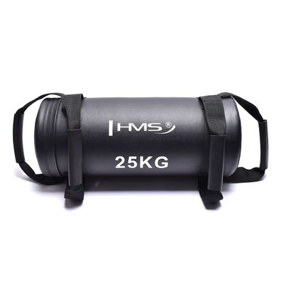 Power Bag HMS WDC25 Trainingssack 25 kg Kunstleder schwarz mit 4 Griffen