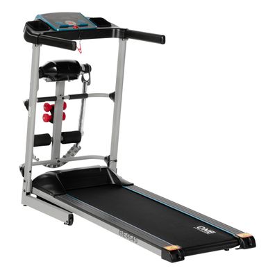 Laufband elektrisch ONE Fitness BE4540 mit Massagegerät, bis 12 km/h, klappbar
