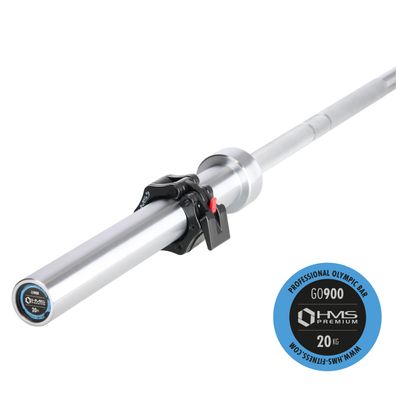 Langhantelstange GO900 HMS Premium olympisch 220 cm 50 mm inkl. 2 Verschlüsse