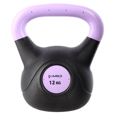 Kettlebell HMS KPC12 Kugelhantel 12 kg Zementfüllung PE-Ummantelung