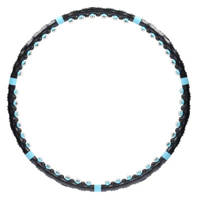 Hula Hoop Reifen HMS HHP006 98 cm mit 42 Magneten 7 Teile schwarz-blau
